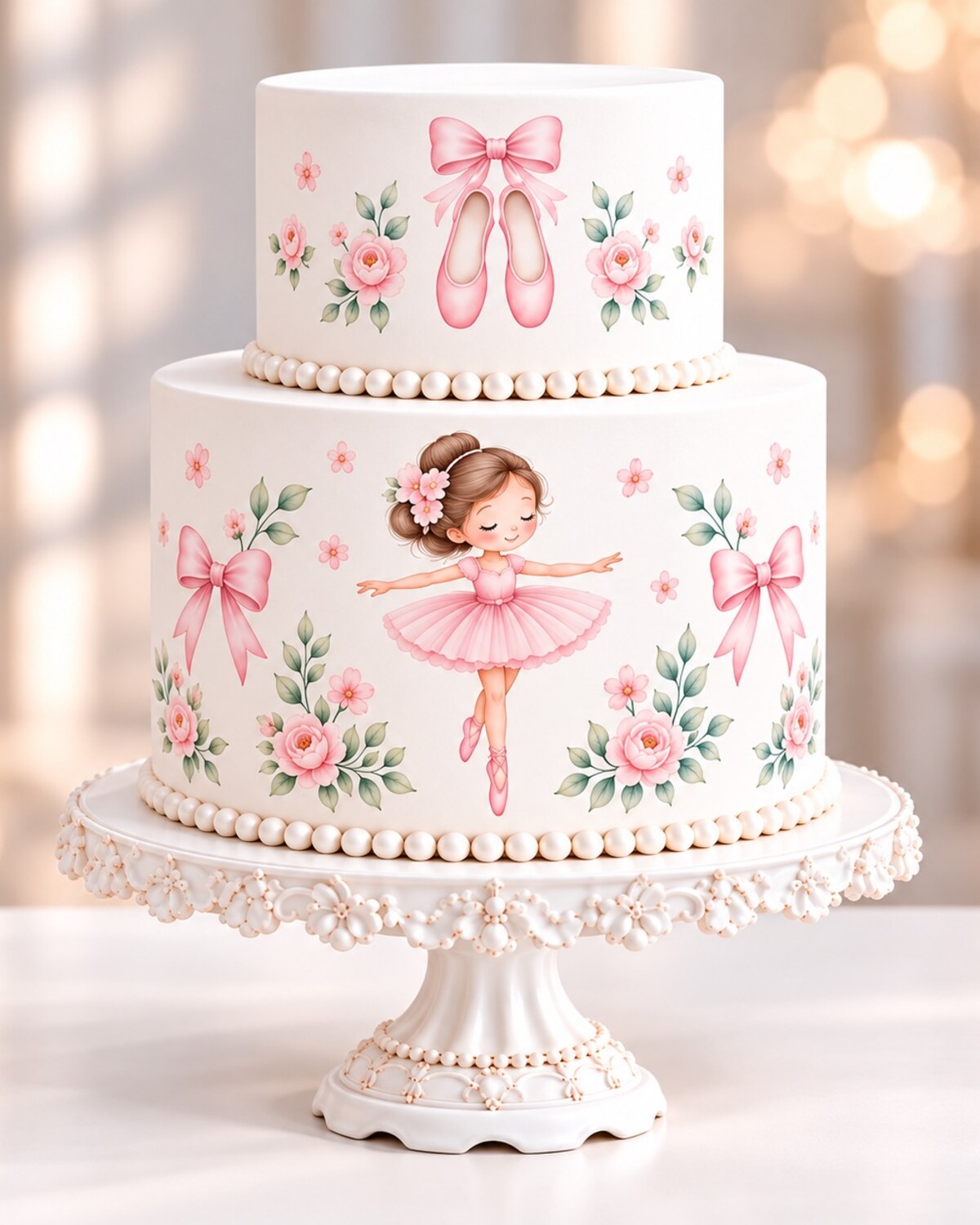 Ballerina — edible fondant decoration