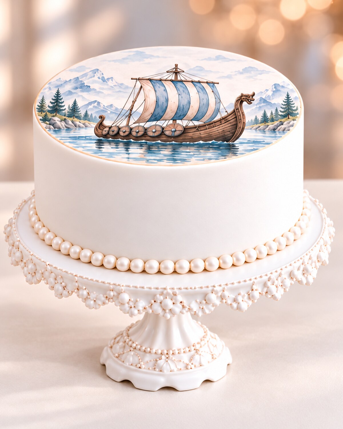 Viking — edible fondant decoration